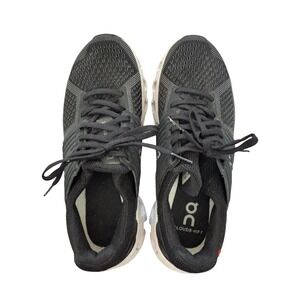 On Cloudswift Running Shoes Womens 7 Black Mesh Cushioned Sneaker Gym Training